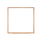 Ghent Whiteboard, Non-magnetic w/ Wood Frame, 4'H x 4'W_0